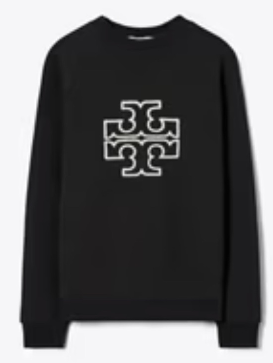 Tory Burch Tops - NWT Tory Burch Logo Cotton Sweatshirt